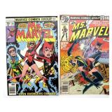 (2) Marvel Ms. Marvel Comic Books Vol 1 No 18 and