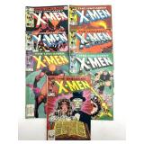 (7) Marvel The Uncanny X-Men Comic Books Vol 1 No