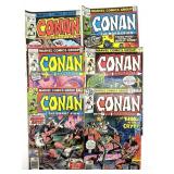 (6) Marvel Conan the Barbarian Comic Books Vol 1