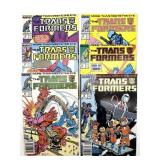 (6) Marvel Transformers Comic Books No 31-36