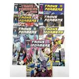 (7) Marvel Transformers Comic Books No 50-56