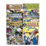 (6) Marvel Transformers Comic Books No 37-42