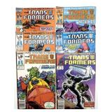 (6) Marvel Transformers Comic Books No 25-30