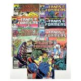 (7) Marvel Transformers Comic Books No 43-49