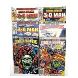 (6) Marvel Comic Books : 3D Man and Contest of