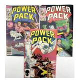 Marvel Power Pack Comic Books Vol 1 No 1, 2, and