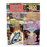(6) Marvel Star Trek Comic Books Vol 1 No 13-18