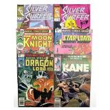 (6) Marvel Comic Books : Silver Surfer, Moon