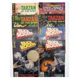 (8) Gold Key Comic Books : Tarzan of the Apes,