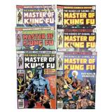 (6) Marvel Master of Kung Fu Comic Books Vol 1 No