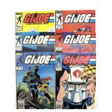 (6) Marvel GI Joe Comic Books Vol 1 No 59-64