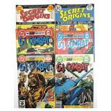 (6) DC Comic Books : GI Combat and Secret Origins
