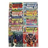 (8) Marvel Master of Kung Fu Comic Books Vol 1 No