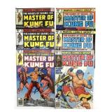 (6) Marvel Master of Kung Fu Comic Books Vol 1 No