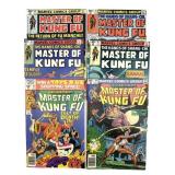 (6) Marvel Master of Kung Fu Comic Books Vol 1 No