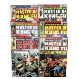 (6) Marvel Master of Kung Fu Comic Books Vol 1 No