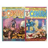 (2) Marvel Conan the Barbarian Comic Books Vol 1
