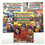 (3) Marvel Captain America Comic Books Vol 1 No