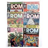 (6) Marvel Rom Comic Books Vol 1 No 15, and 21-25