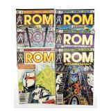 (6) Marvel Rom Comic Books Vol 1 No 33-38