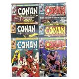 (6) Marvel Conan the Barbarian Comic Books Vol 1