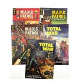 (5) Gold Key Comic Books : MARS Patrol and Total
