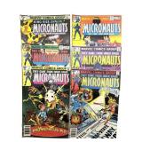 (6) Marvel The Micronauts Comic Books Vol 1 No