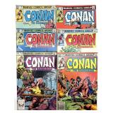 (6) Marvel Conan the Barbarian Comic Books Vol 1