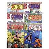 (6) Marvel Conan the Barbarian Comic Books Vol 1