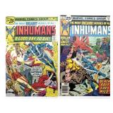 (2) Marvel the Inhumans Comic Books Vol 1 No 4