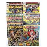 (6) Marvel Red Sonja Comic Books