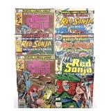 (6) Marvel Red Sonja Comic Books