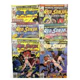 (6) Marvel Red Sonja Comic Books