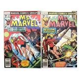 (2) Marvel Ms. Marvel Comic Books Vol 1 No 13 and