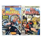 (2) Marvel Ms. Marvel Comic Books Vol 1 No 16 and