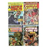 (4) Marvel Master of Kung Fu Comic Books Vol 1 No