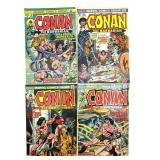 (4) Marvel Conan the Barbarian Comic Books Vol 1