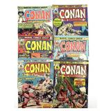 (6) Marvel Conan the Barbarian Comic Books Vol 1