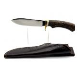Like Custom Handmade Knife with Leather Sheath