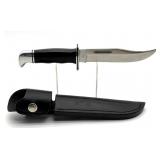 Buck 119 Knife with Leather Sheath - handle