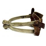 Vintage Spurs with Small Rowls - no apparent