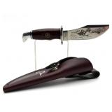 Buck USA 1998 Ducks Unlimited Knife with Leather