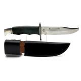 Buck USA 119 Knife with Leather Sheath - blade