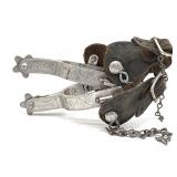 CR Marked Engraved Spurs