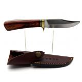 Pakistan Marked Knife with Leather Sheath -