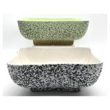 Vintage MCM Shawnee and Kenwood Ceramic Square