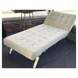 Dorel Home Products White Chaise Lounge