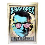 X-Ray Spex Metal Sign 12" x 17"
