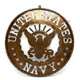 United States Navy Metal Sign 24"
