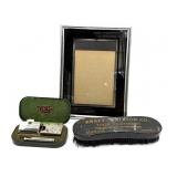 Art Deco-Style Frame, Gem Safety Razor Set, and